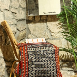 Alforja vintage Qashqai, Irán. 95x50 cms