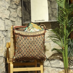 Alforja vintage Qashqai, Irán. 100x50 cms