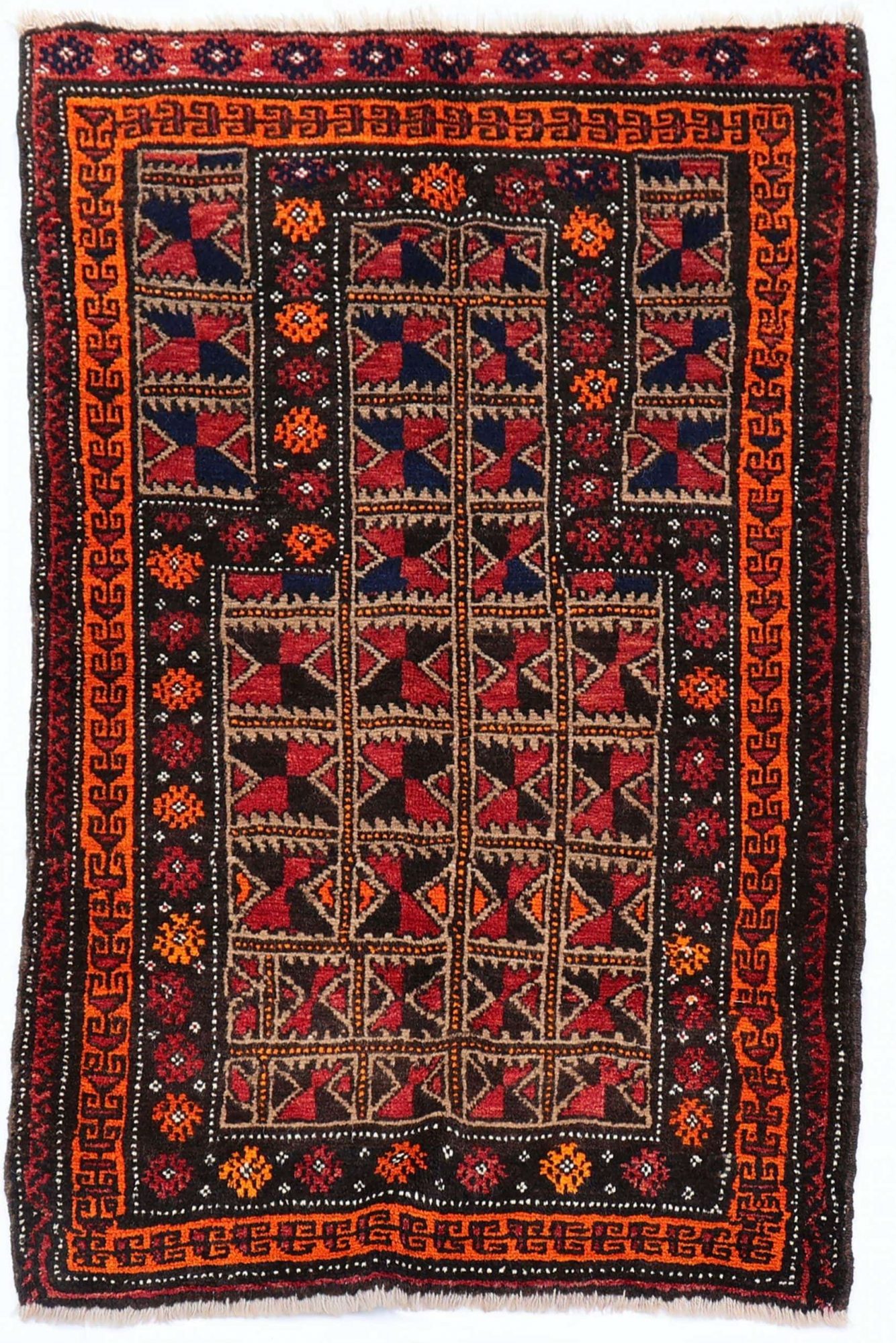 Vintage Baluch rug from Afghanistan. 129x86 cms • Nómada
