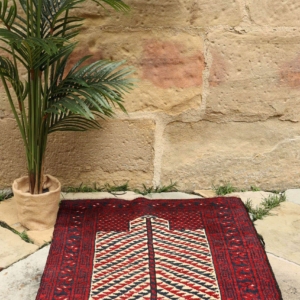 Antique Turkman kizil Ayak rug from Afghanistan. 107x85 cms