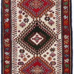 Vintage Qashqai rug from Iran. 110x69 cms