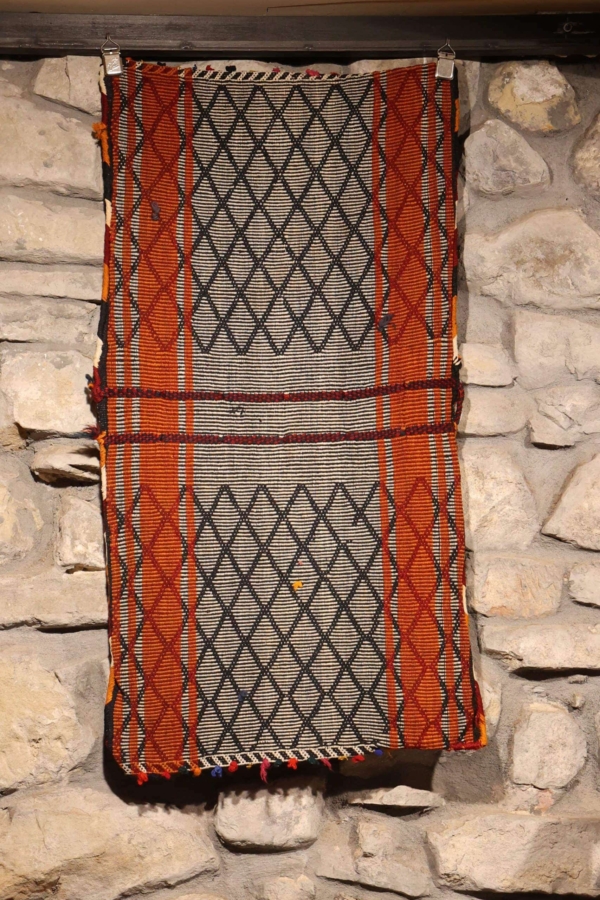 Vintage Qashqai saddlebag from Iran. 100x50 cms - Image 6