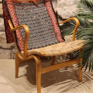 Alforja antigua Qashqai, Irán. 105x52 cms