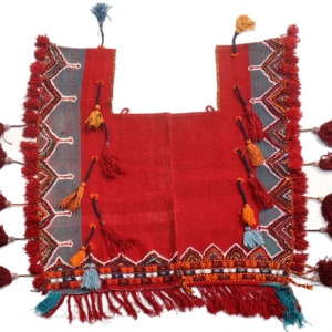 Manta vintage Qashqai para caballo, Irán. 144x126 cms