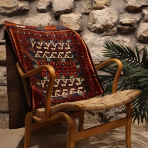 Alforja vintage Qashqai, Irán. 122x60 cms