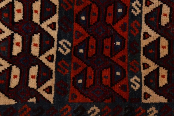 Vintage Qashqai saddlebag from Iran. 122x60 cms - Image 4