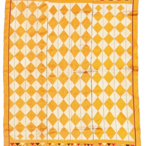 Antique silk Pulkhari textile from Pakistan. 240x146cms