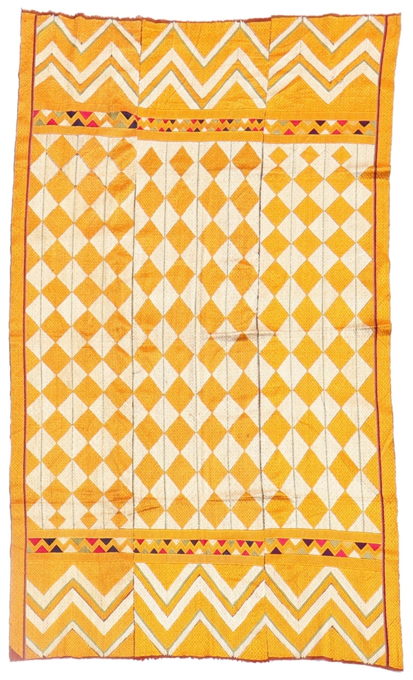 Pulkhari antiguo de Punjab, Pakistán o India. 240×146 cms
