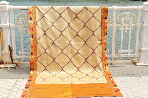 Pulkhari antiguo de Punjab, Pakistán o India. 240x122 cms - Imagen 6
