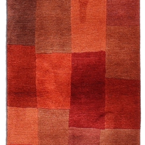 "Patchwork" rug from Nepal. 248x76 cms