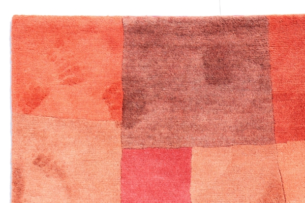 Alfombra "Patchwork" de Nepal. 248x76 cms - Imagen 3