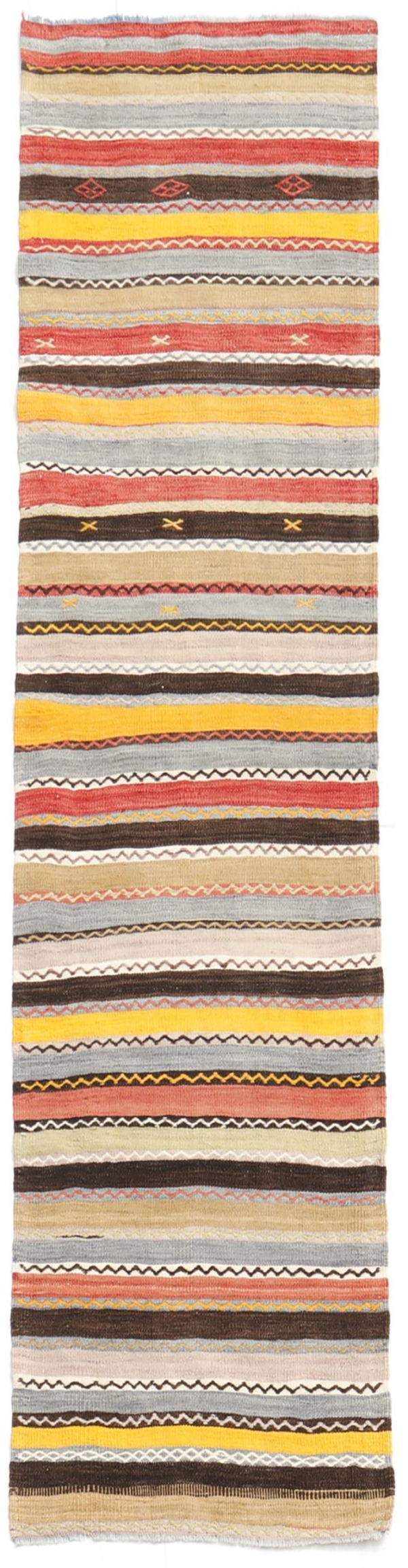 Vintage Tufanbeily kilim from Turkey. 250x65 cms - Image 2
