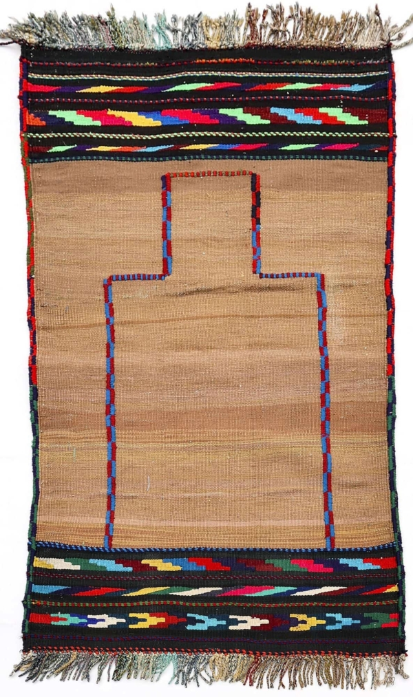Vintage Baluch kilim from Afghanistan. 135x80 cms
