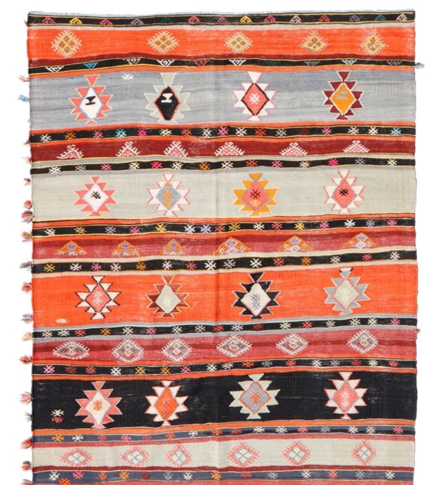 Kilim vintage de Sivas, Turquía. 205x143 cms - Imagen 2