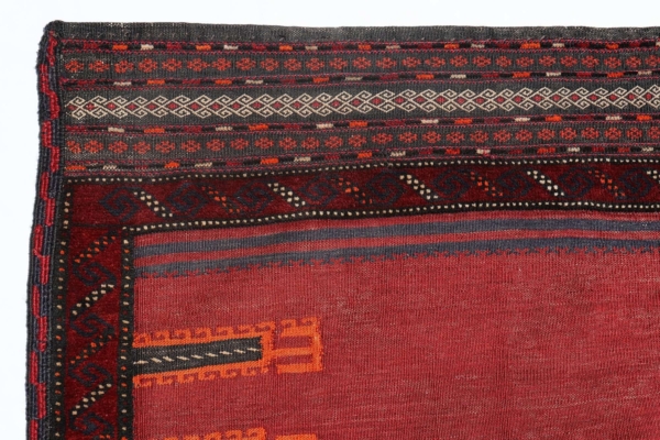 Kilim semi-antiguo Baluch, Afganistán. 156x146 cms - Imagen 4