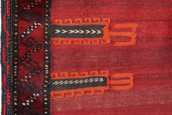 Kilim semi-antiguo Baluch, Afganistán. 156x146 cms - Imagen 3