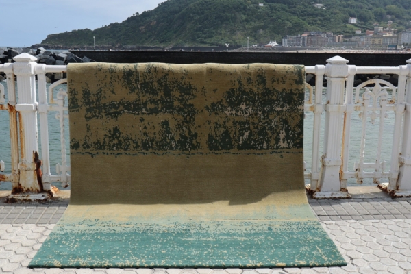 “Concha Beach” rug from Nepal. 240x170 cms - Image 3