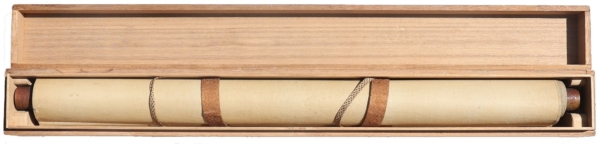 Kakemono antiguo, Japón. 201x61cms - Imagen 2