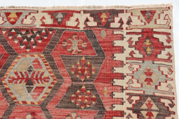 Semi antique Marash kilim from Turkey. 167x100 cms - Image 3