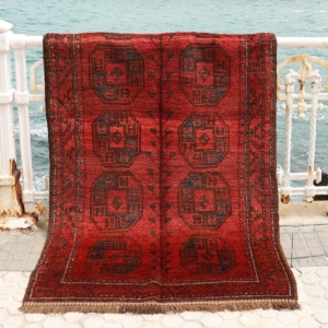 Semi antique Baluch rug from Afghanistan. 236x114 cms