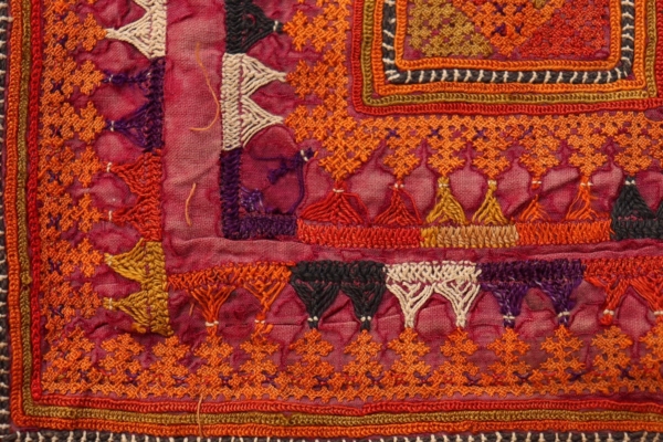 Antique Serkhat Baluch textile from Afghanistan. 160x25 cms (without tassels) - Image 3