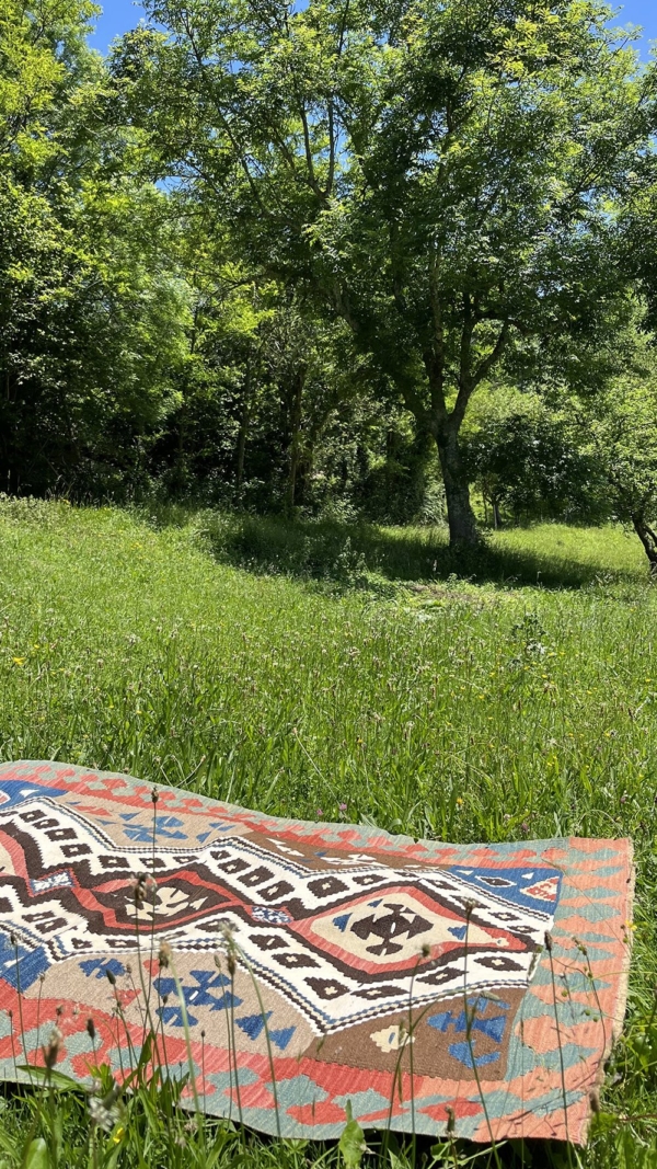 Antique Sirvan kilim from Azerbaijan. 172x110 cms - Image 9
