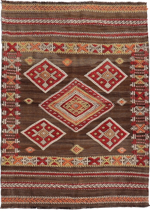 Semi-antique Sivrihisar kilim from Turkey. 163x115 cms - Image 2