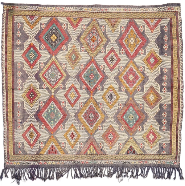 Vintage Obruk kilim from Turkey. 152x133 cms - Image 2