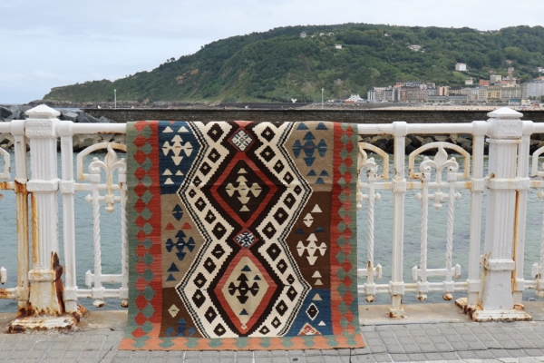 Antique Sirvan kilim from Azerbaijan. 172x110 cms - Image 10