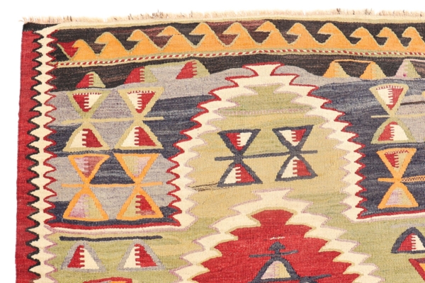 Kilim semi antiguo de Detse, Turquía. 147x115 cms - Imagen 3