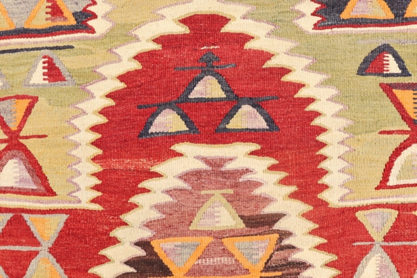 Kilim semi antiguo de Detse, Turquía. 147x115 cms - Imagen 4