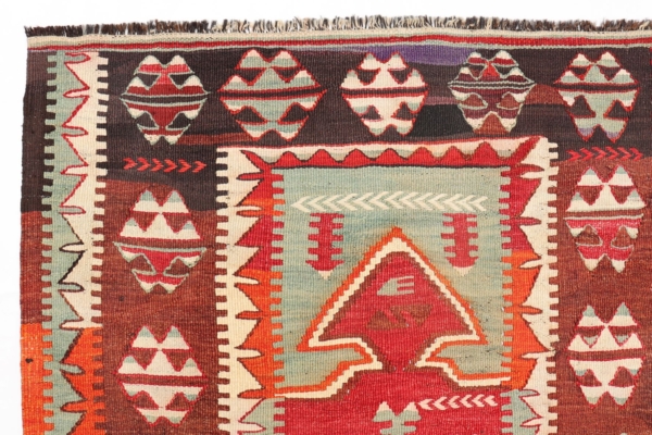 Semi-antique Detse kilim from Turkey. 137x103 cms - Image 3