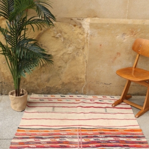 Kilim vintage Qashqai, Irán. 145x122 cms