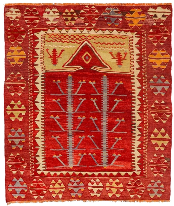 Semi-antique kilim from Turkey. 130x110 cms - Image 2