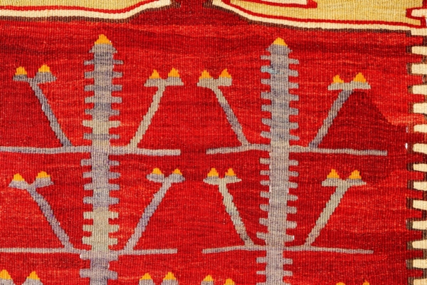 Semi-antique kilim from Turkey. 130x110 cms - Image 4