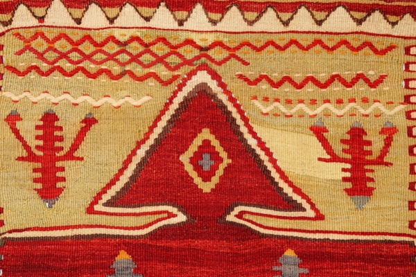 Semi-antique kilim from Turkey. 130x110 cms - Image 5