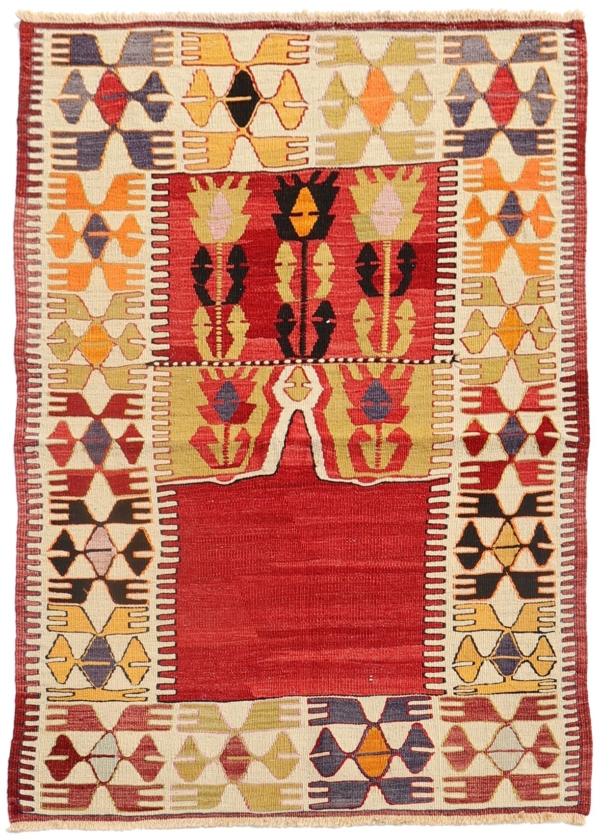 Semi-antique Innice kilim from Turkey. 140x100 cms - Image 2