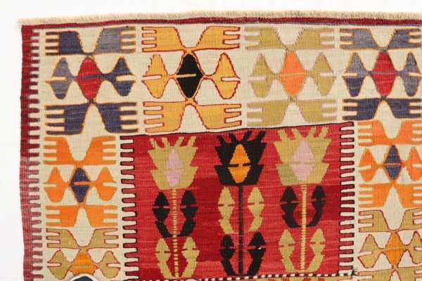 Semi-antique Innice kilim from Turkey. 140x100 cms - Image 3