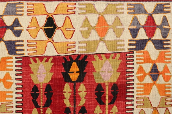 Semi-antique Innice kilim from Turkey. 140x100 cms - Image 4