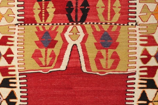 Semi-antique Innice kilim from Turkey. 140x100 cms - Image 5