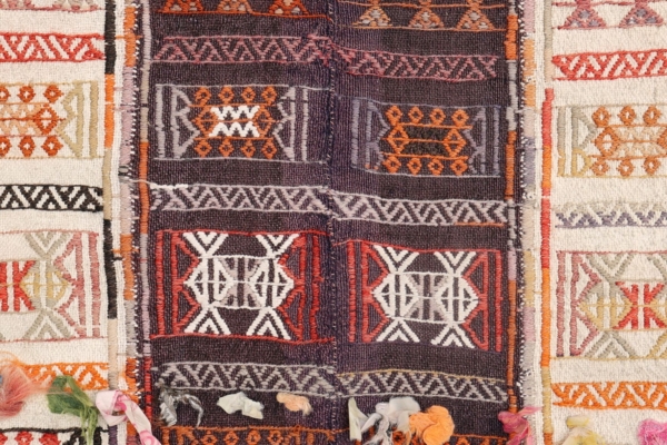 Kilim semi antiguo, Turquía. 144x120 cms - Imagen 4