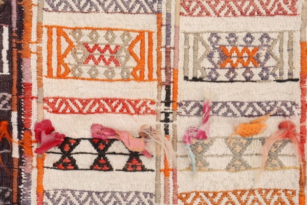 Kilim semi antiguo, Turquía. 144x120 cms - Imagen 5