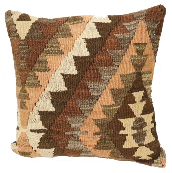 Cojín étnico de kilim, 40×40 cms