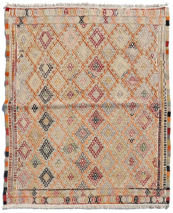 Kilim semi antiguo de Adana, Turquía. 118x96 cms - Imagen 2