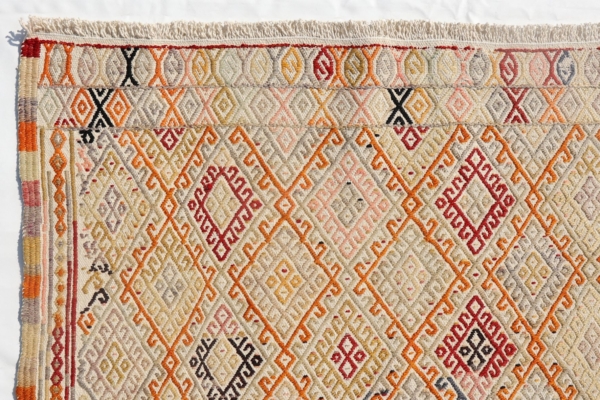 Kilim semi antiguo de Adana, Turquía. 118x96 cms - Imagen 5