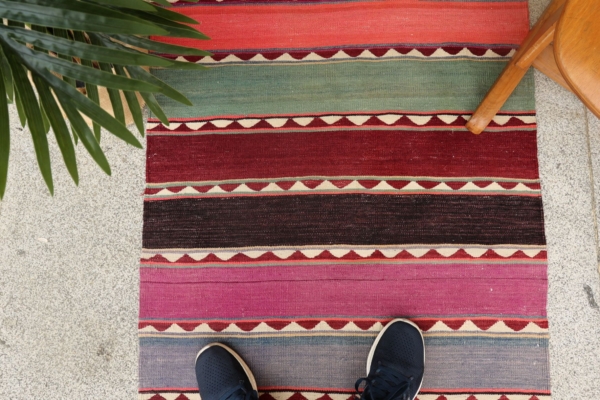 Kilim vintage de Yozgat, Turquía. 115x80 cms - Imagen 5