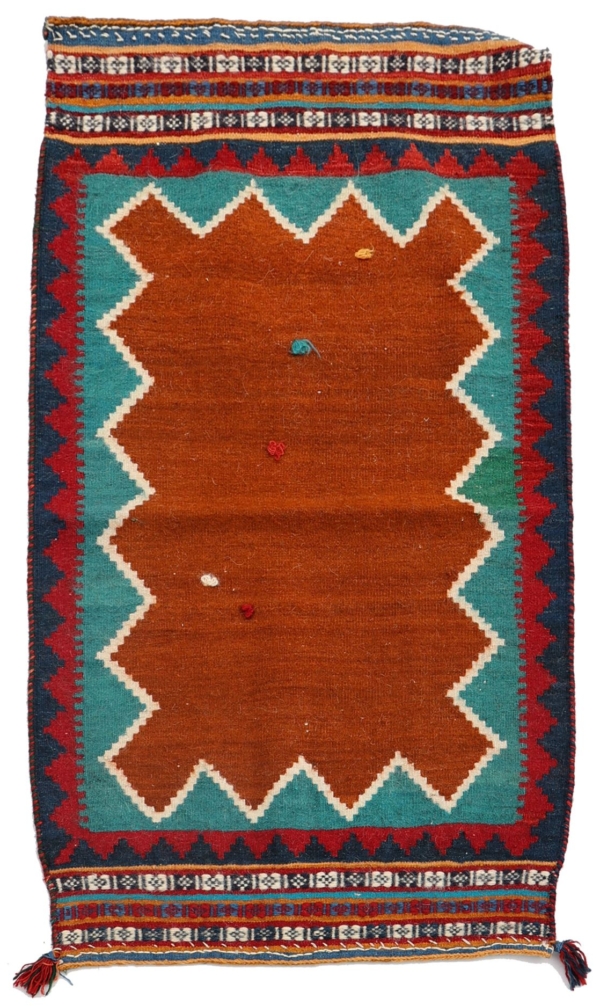 Kilim vintage Qashqai, Irán. 124x74 cms - Imagen 2