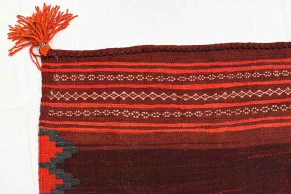 Vintage Serkhat Baluch kilim from Afghanistan. 110x103 cms - Image 3