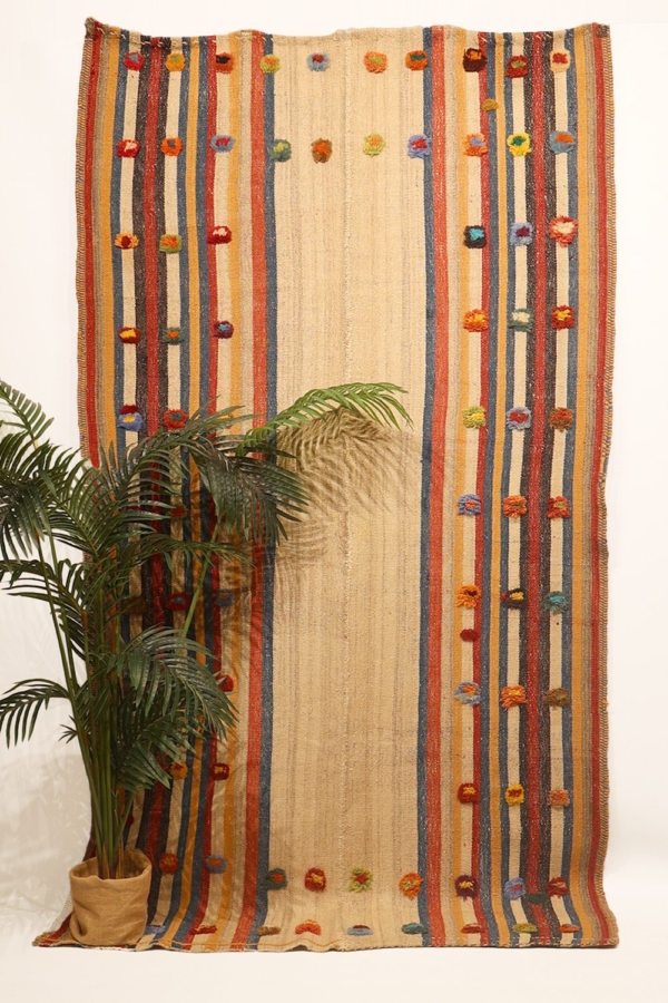 Kilim vintage Qashqai, Irán. 262X142 cms - Imagen 7
