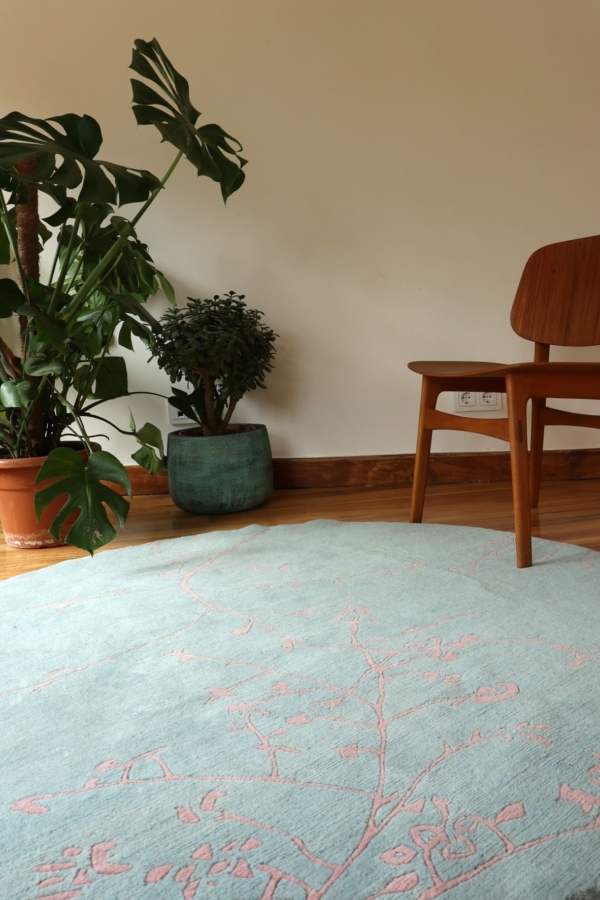 "Zen” rug from Nepal. 150 cms diameter. - Image 5